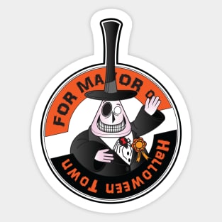 For Mayor of Halloween Town Sticker